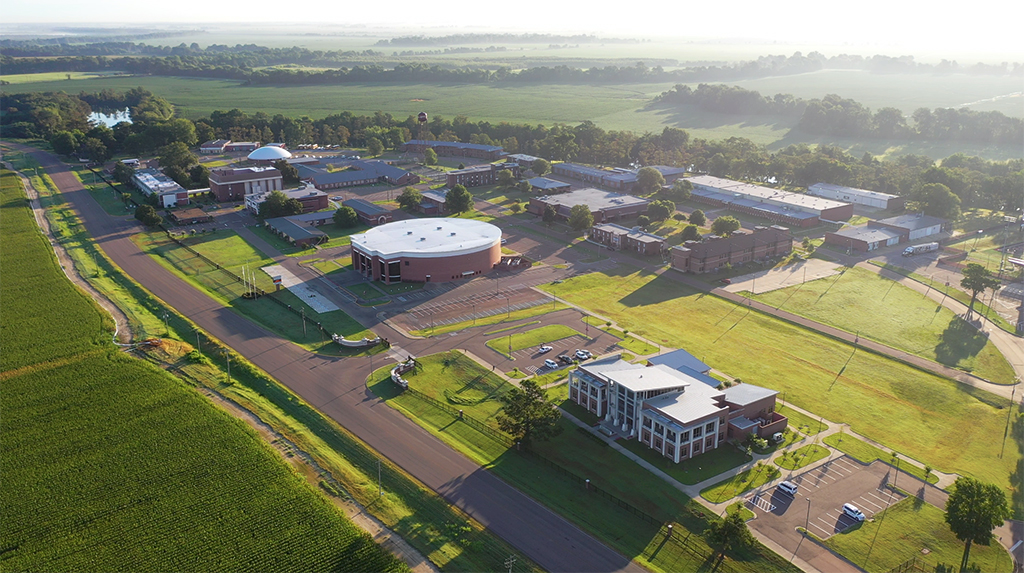 Aerial view of Coahoma Community College